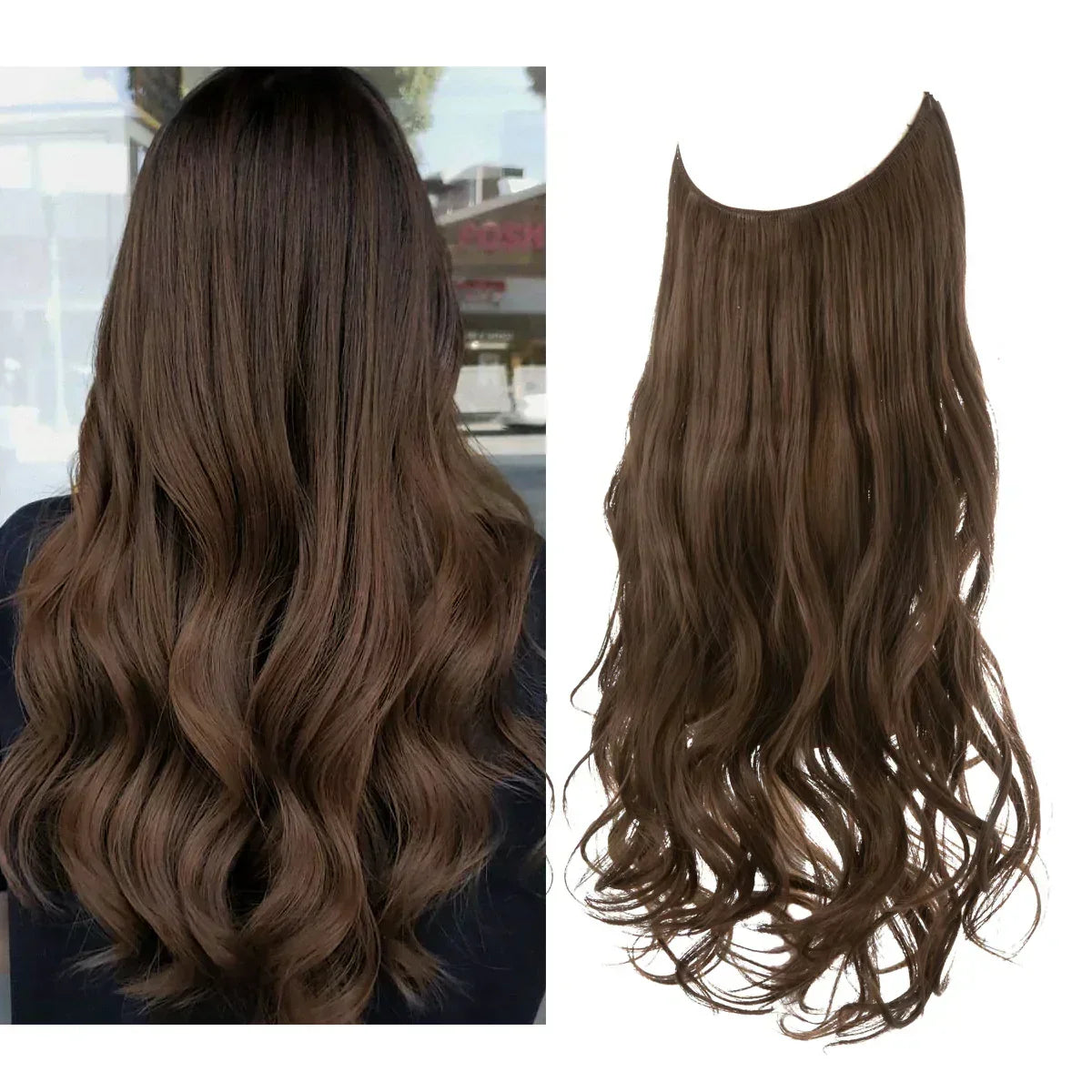 Clip-In Hair Extensions for Volume & Length – 14, 16 & 18 in – 17 Color Blends