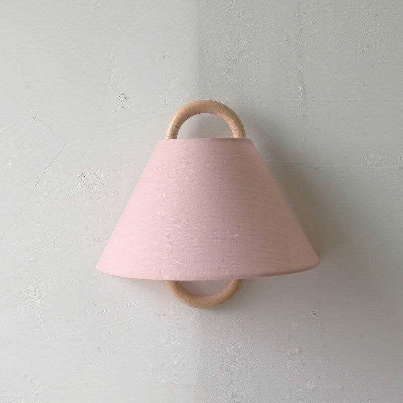 Sconce Light Fixture Wooden Frame Cloth Shade E12 Socket Flexible Install for Bedroom Living Room Hallway Apartment Home | Thomler