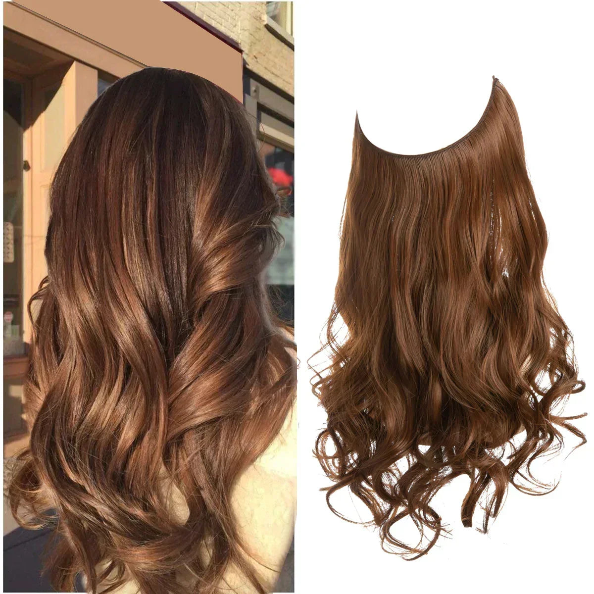 Clip-In Hair Extensions for Volume & Length – 14, 16 & 18 in – 17 Color Blends