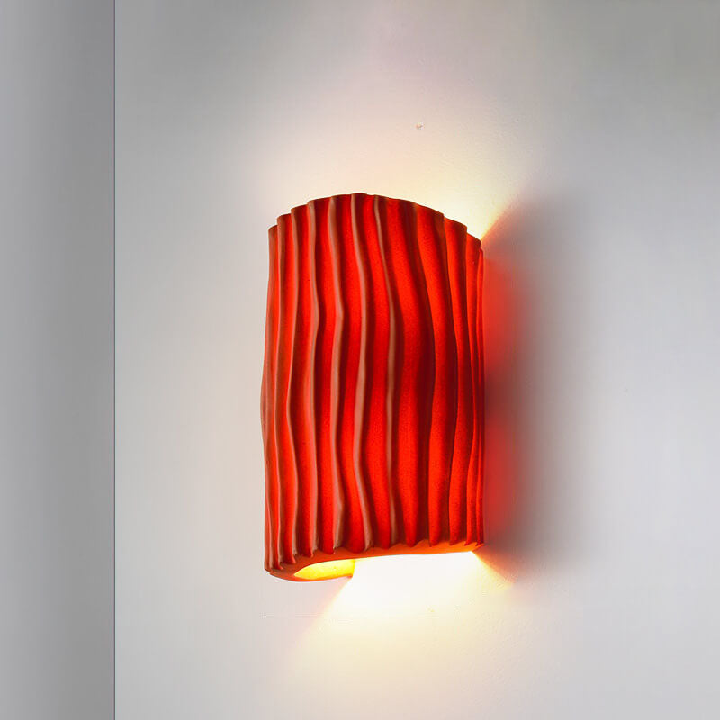 Resin Sconce Bi-Directional Light 10 inch Modern Wall Mount for Bedroom Hallway Study Accent Lighting | Thomler