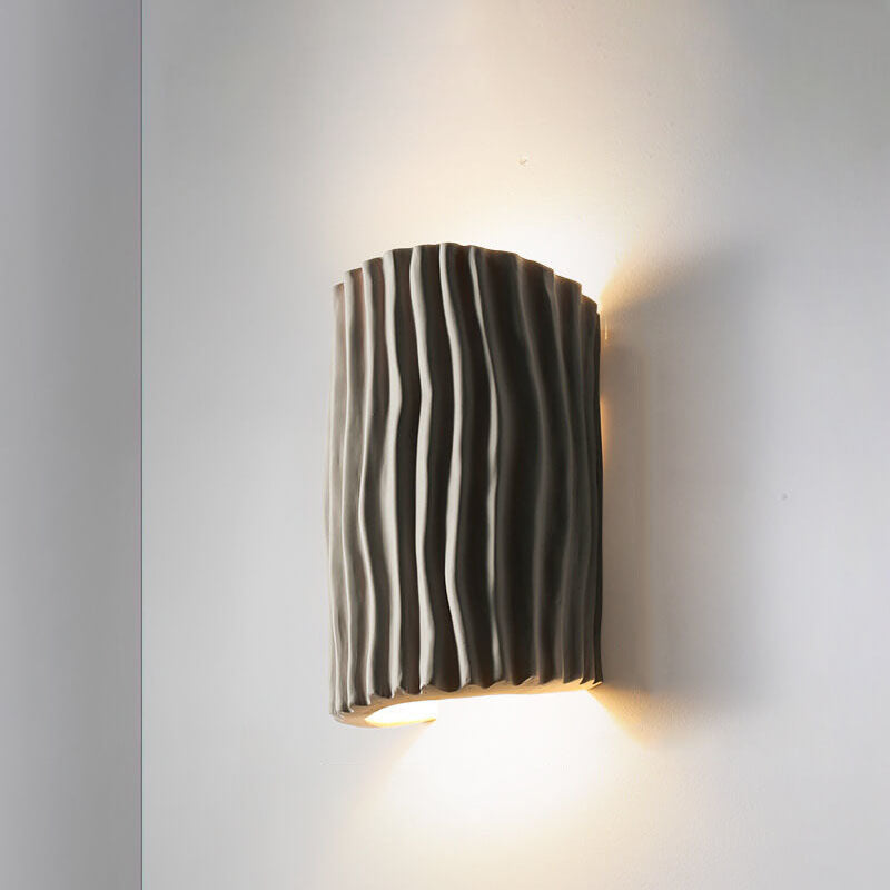 Resin Sconce Bi-Directional Light 10 inch Modern Wall Mount for Bedroom Hallway Study Accent Lighting | Thomler