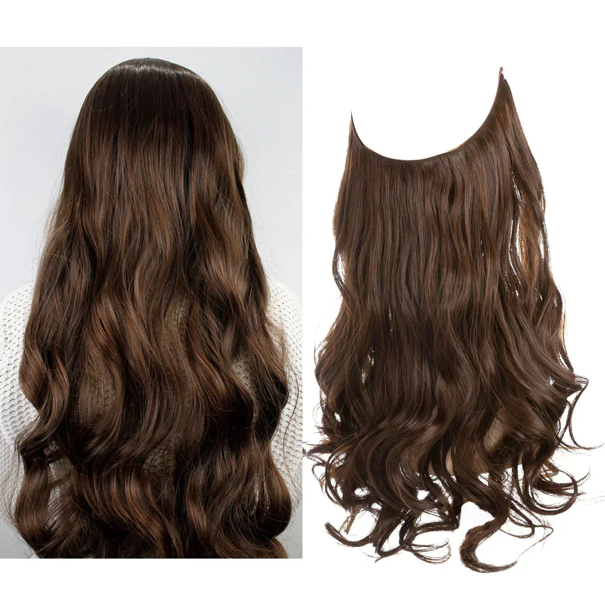 Clip-In Hair Extensions for Volume & Length – 14, 16 & 18 in – 17 Color Blends
