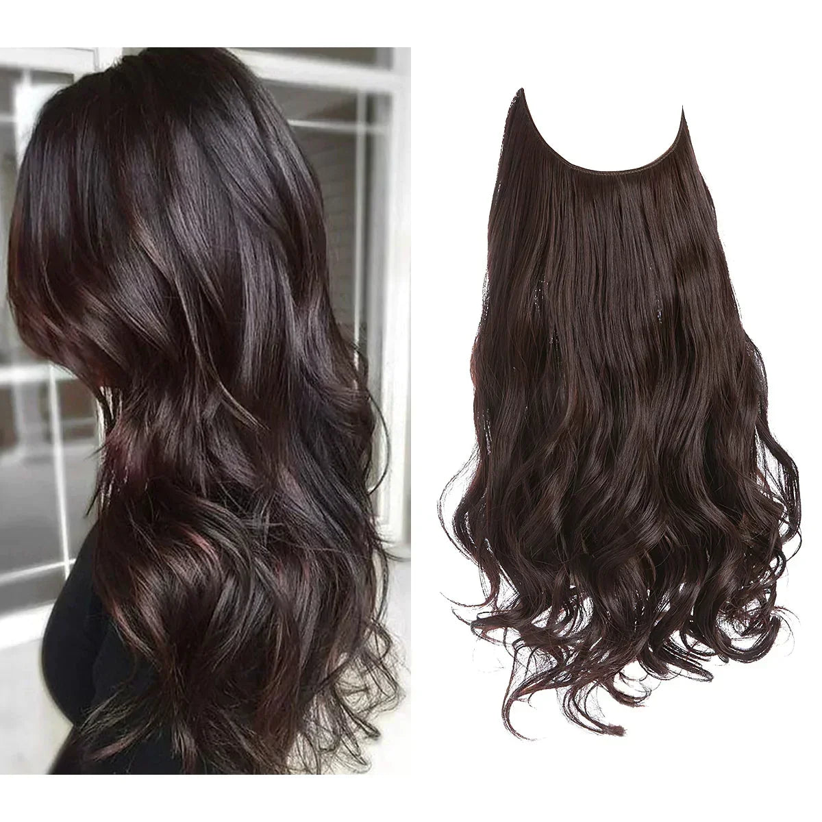 Clip-In Hair Extensions for Volume & Length – 14, 16 & 18 in – 17 Color Blends