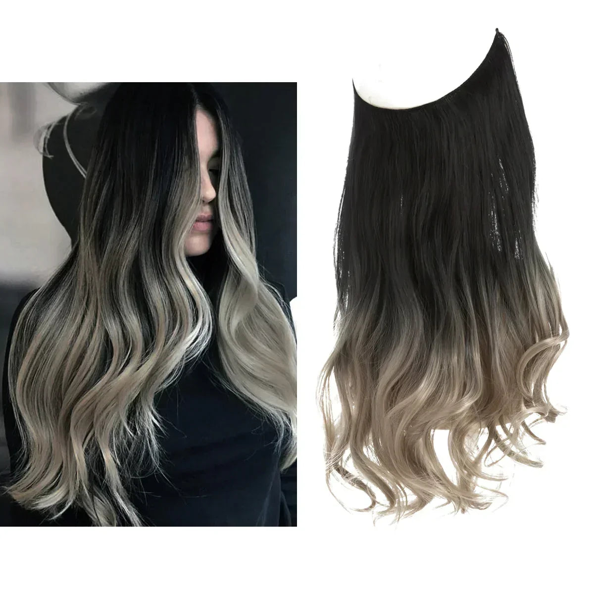Clip-In Hair Extensions for Volume & Length – 14, 16 & 18 in – 17 Color Blends
