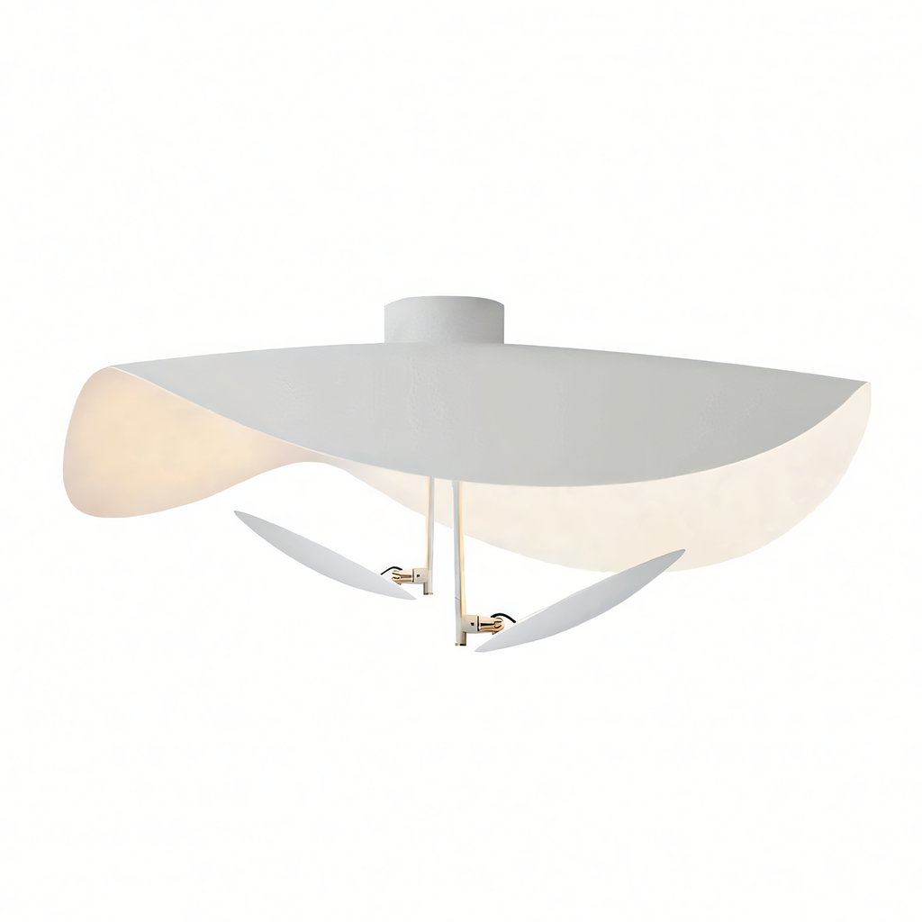 Modern LED Overhead Fixture 17W Metal Hanging Light Black White Gold for Kitchen Dining Room Bedroom Ceiling Mounted | Thomler