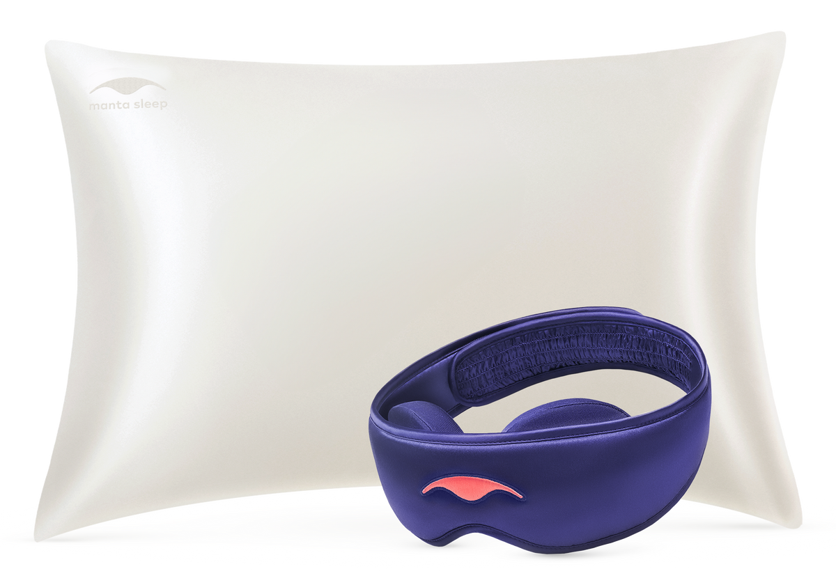 Silk Sleep Mask & Pillowcase Bundle