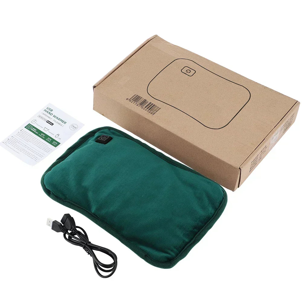 USB oplaadbaar warmtekussen met 3 temperatuurstanden voor verlichting bij krampen en rugpijn | Draagbare grafeen handwarmer voor warmtetherapie bij peri