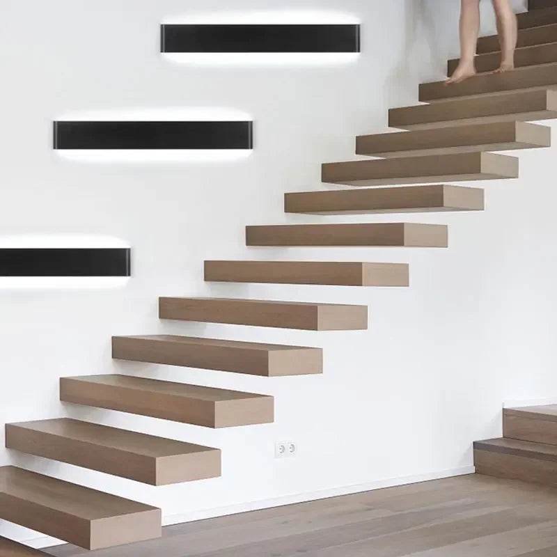 Contemporary LED Wall Light Fixture – Minimalist Design for Bedroom, Hallway & Bathroom