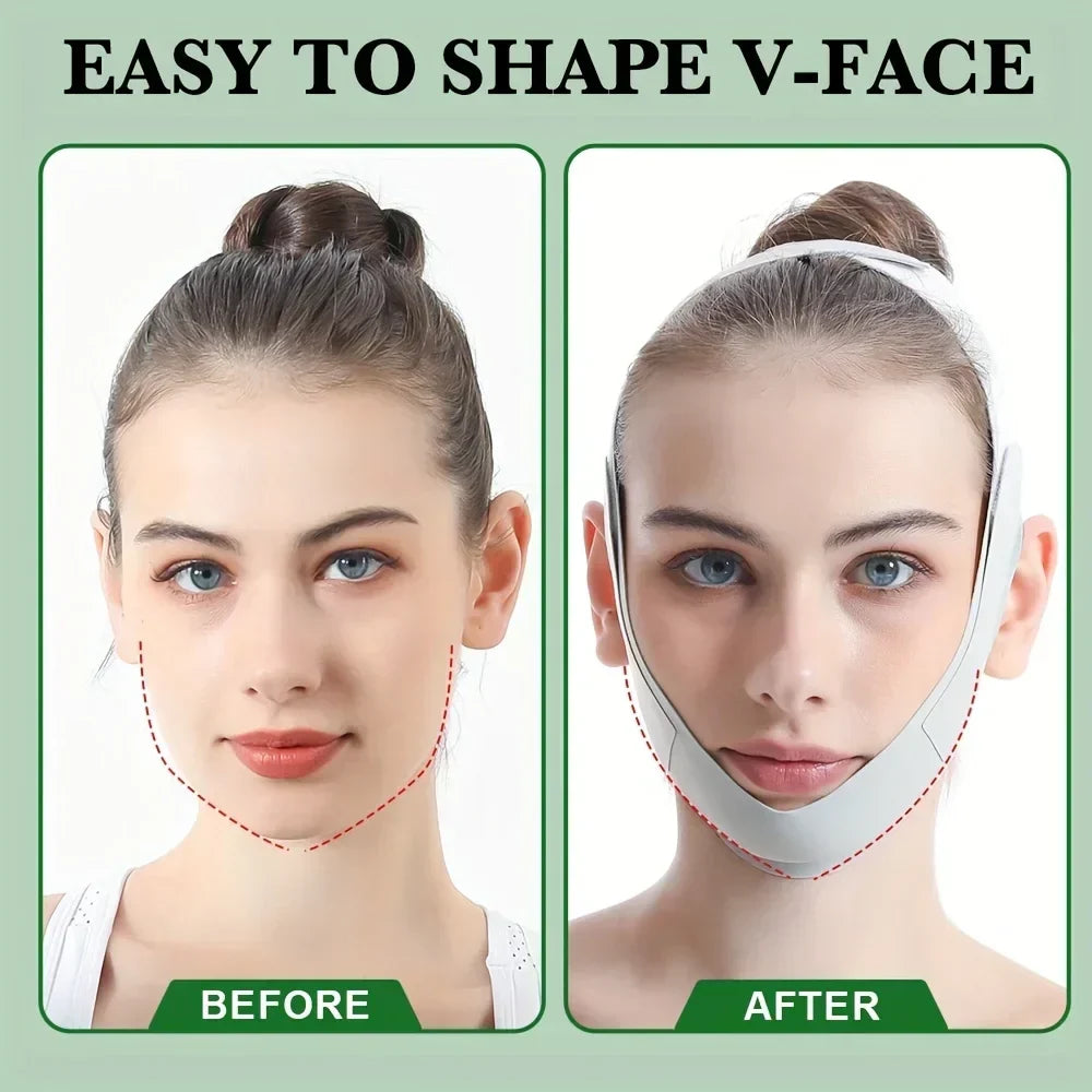 Jawline Shaping Compression Wrap – Sculpt and Firm Your Face with Daily Chin Lift Support for Women and Men | Thomler