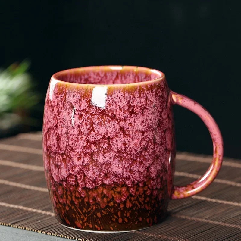 Handcrafted Stoneware Coffee Mug with Artisan Glaze – Heat-Retaining Cup for Tea, Cocoa, Hot Beverages – Kitchen Drinkware for Home, Office | Thomler