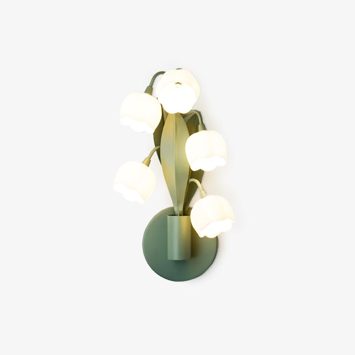 Orchid-Inspired Decorative Sconce with Adjustable Color Lighting for Bedroom Living Room Bathroom Modern Nature Accent Wall Mount Metal Fixt | Thomler