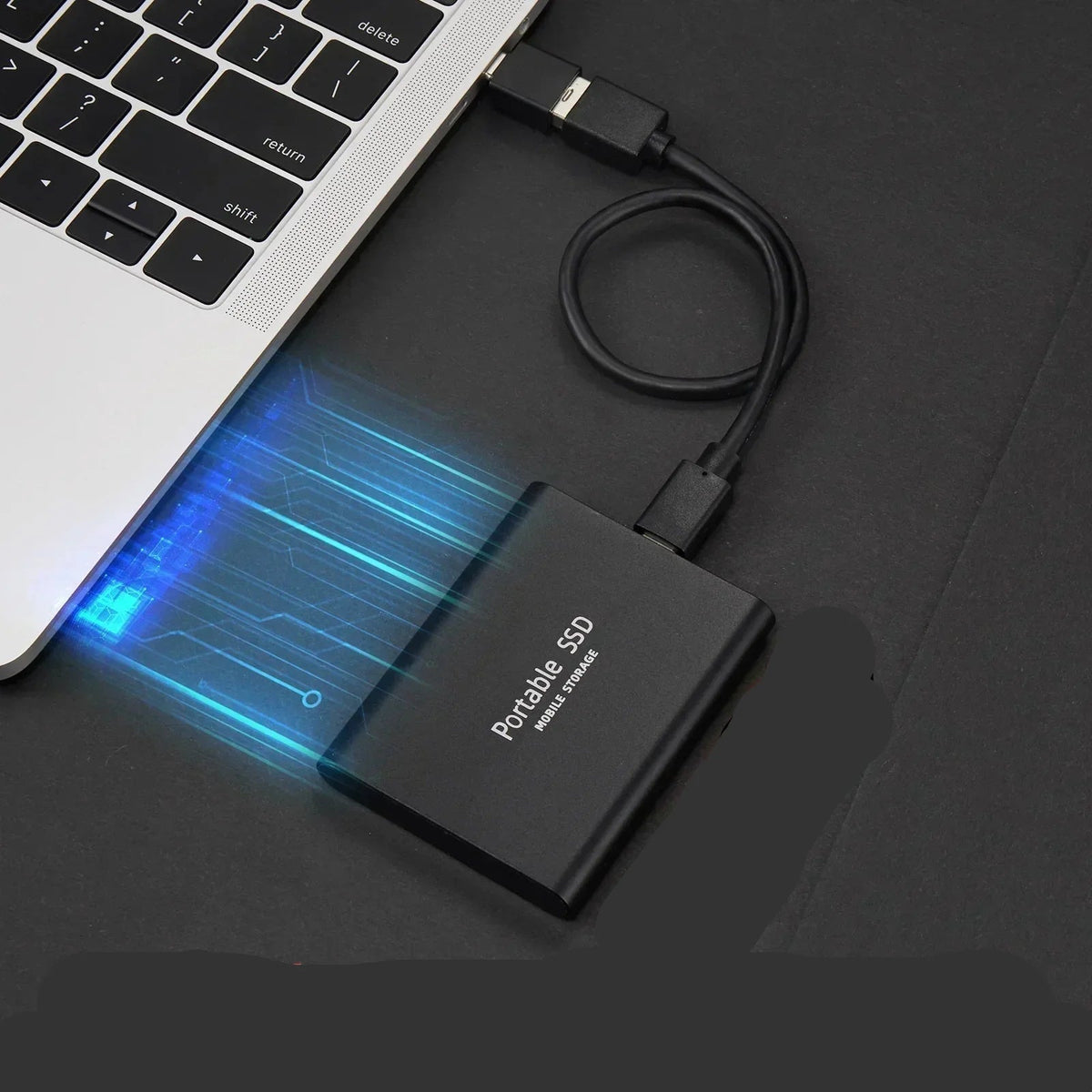 2TB Portable Solid State Drive – Lightning-Fast Transfer & Pocket-Size Storage for Laptops, Desktops, Mac & PC | Thomler