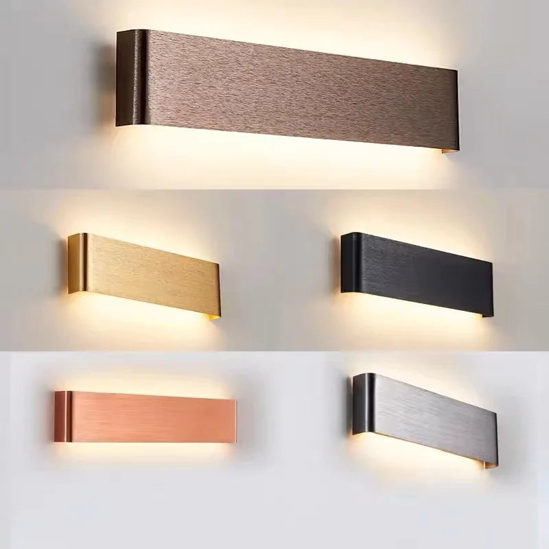 Contemporary LED Wall Light Fixture – Minimalist Design for Bedroom, Hallway & Bathroom