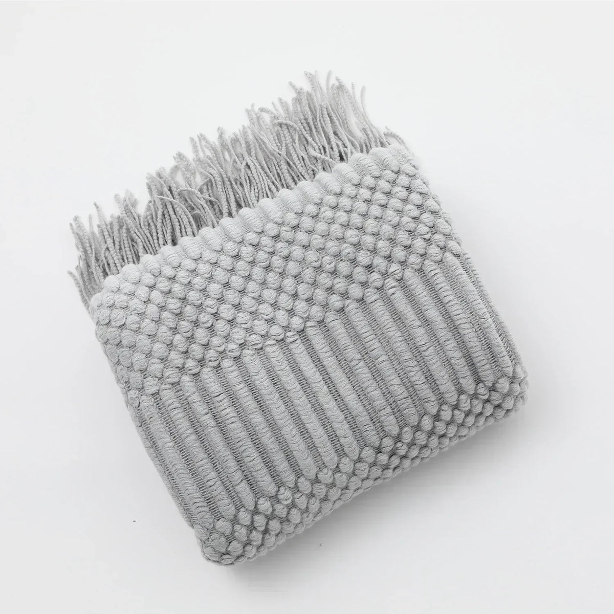 Chunky Knit Throw Blanket – Cozy Acrylic Sofa & Bed Cover for Living Room & Bedroom