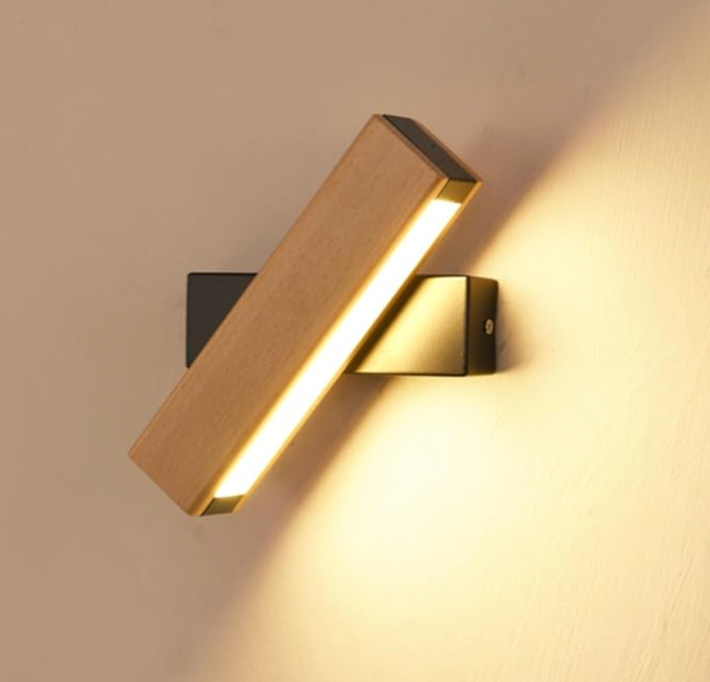 Verstelbare LED-wandlamp met draaibare kop voor leesverlichting bij het bed en accentverlichting in de hal – Aluminium armatuur in zwart of wit – Mo | Thomler