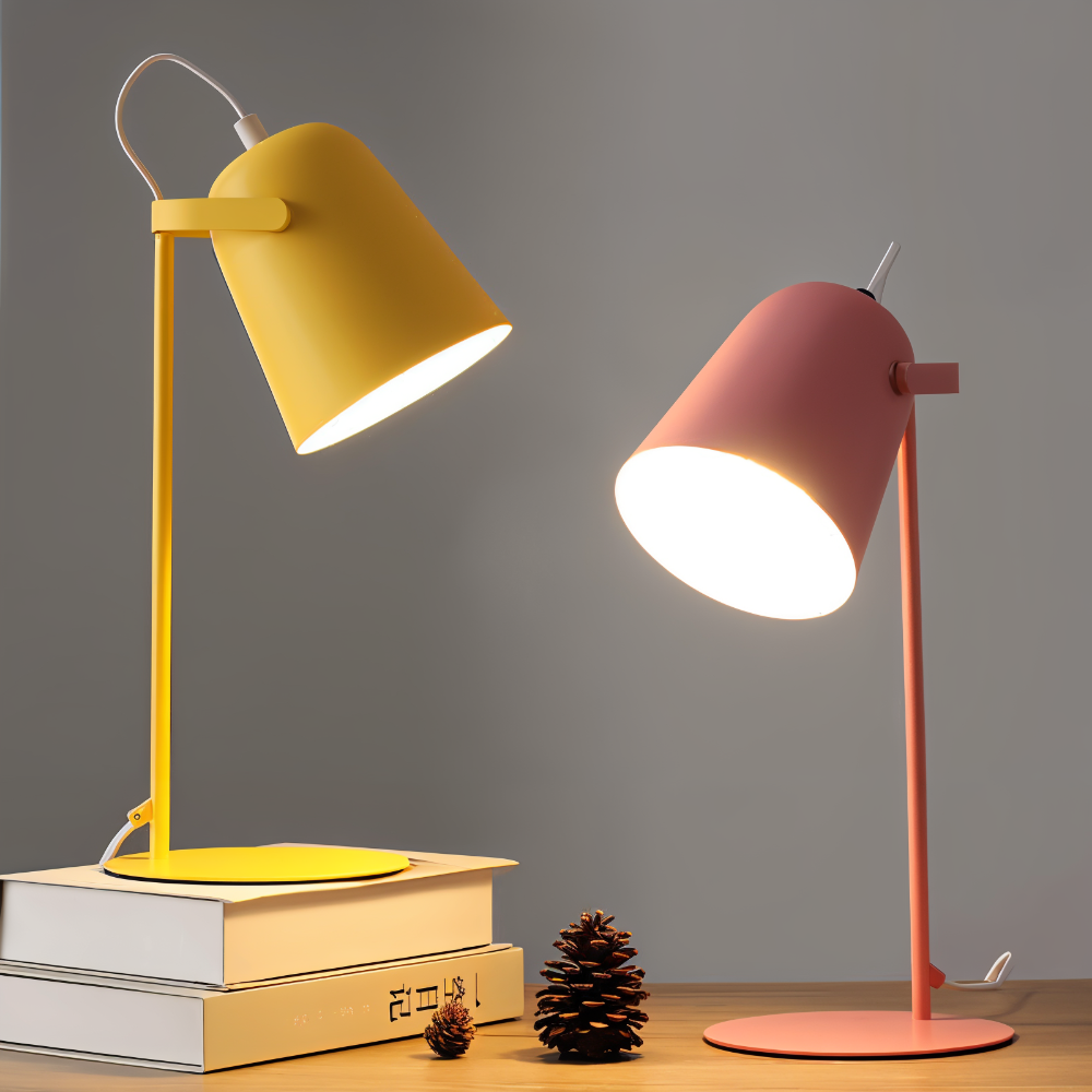 Adjustable Swivel Desk Lamp with Rotating Head – Eye-Friendly LED Task Light for Home Office, Study, Reading & Bedside