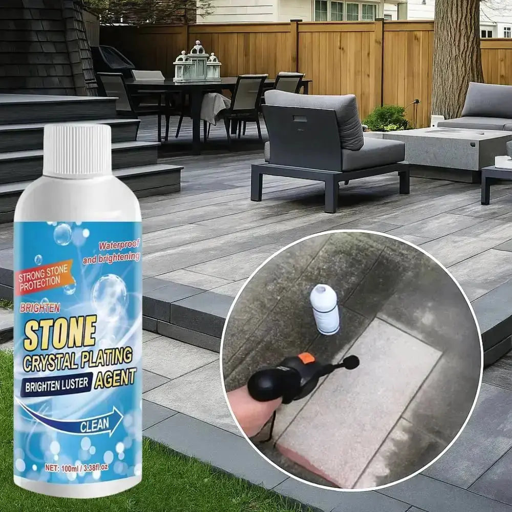 Natural Stone Cleaner for Rust & Oxidation Stains – Eco-Friendly Formula for Granite, Marble, Slate & Concrete Surfaces Indoors & Outdoors | Thomler
