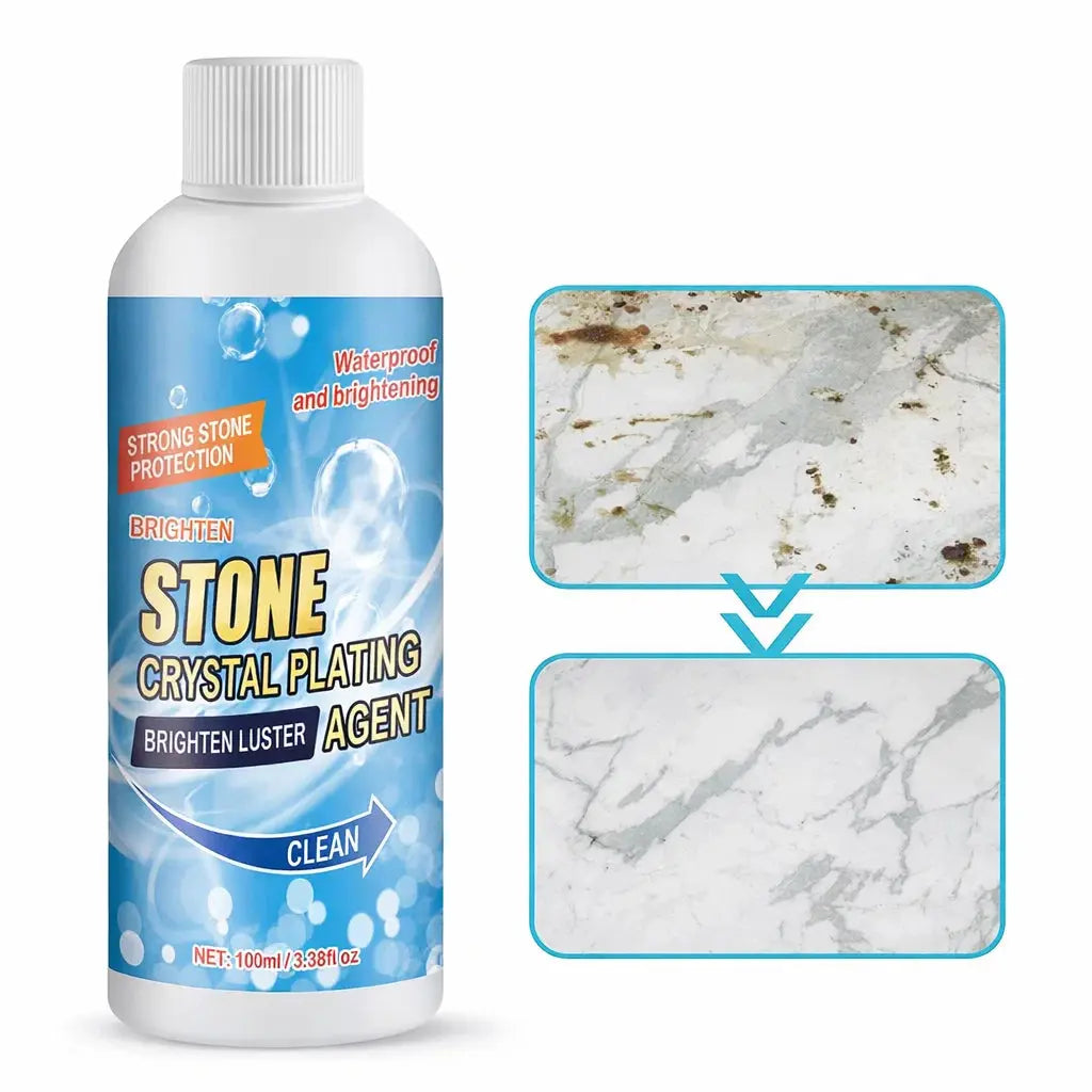 Natural Stone Cleaner for Rust & Oxidation Stains – Eco-Friendly Formula for Granite, Marble, Slate & Concrete Surfaces Indoors & Outdoors | Thomler
