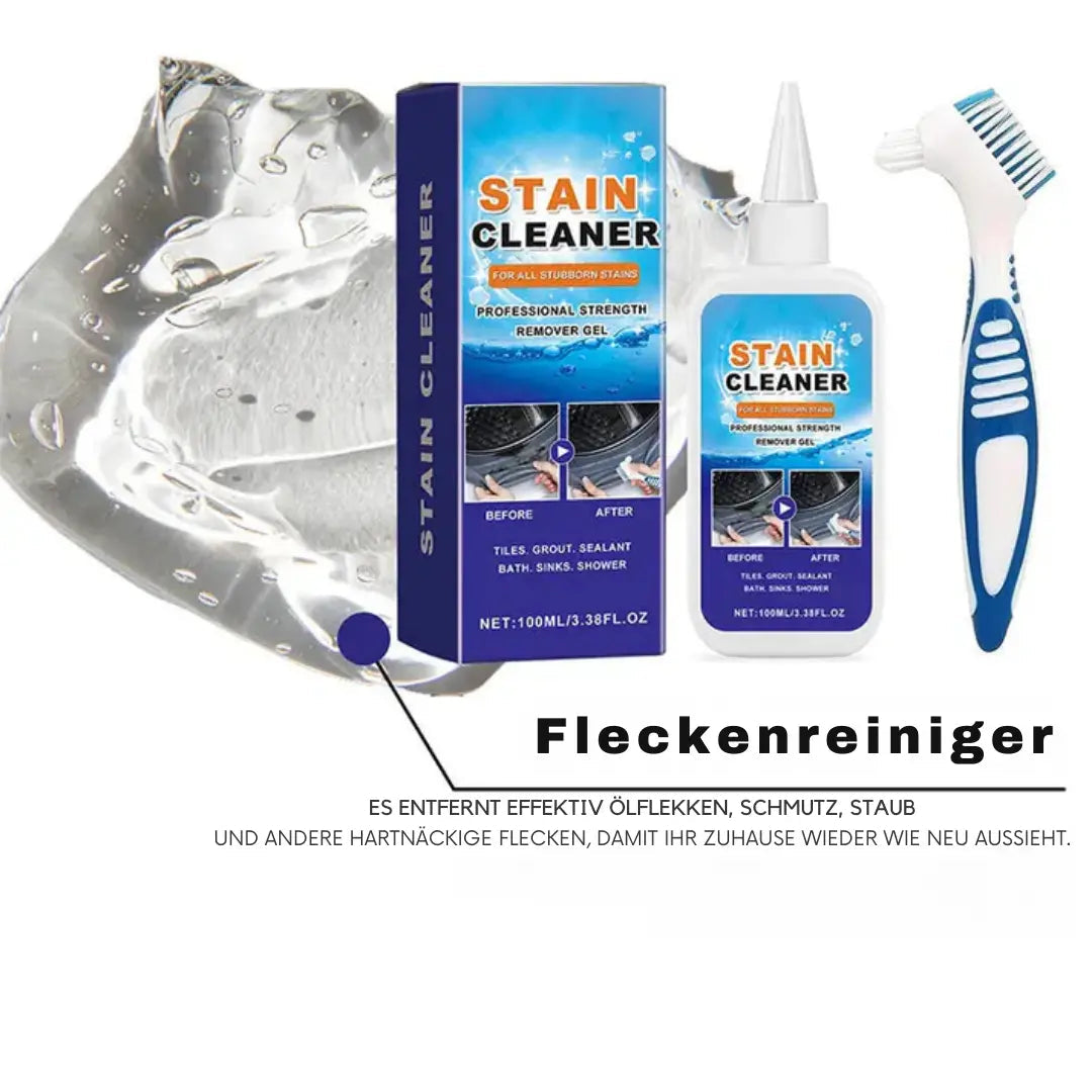 Heavy-Duty Gel Cleaner for Grout and Caulk with Applicator Brush 3.4 fl oz for Showers Kitchens Tiled Surfaces | Thomler