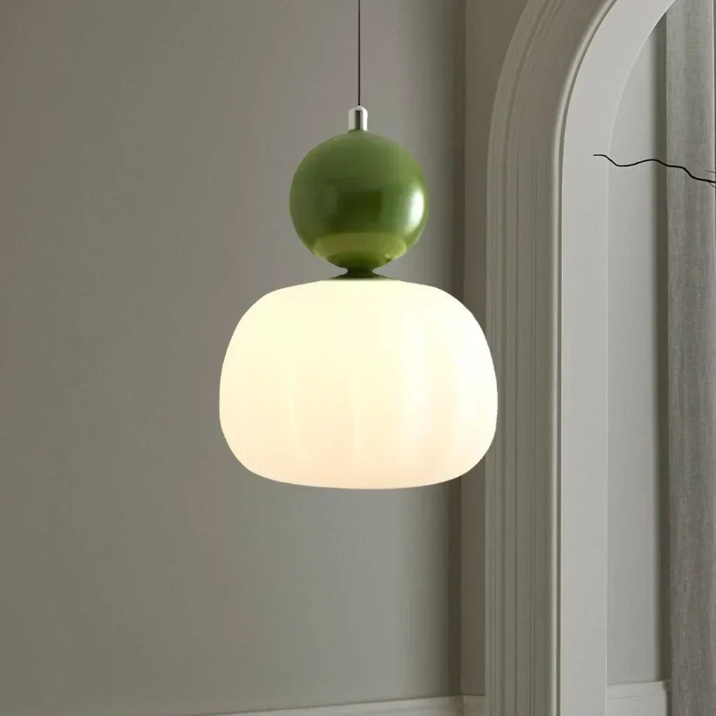 Kugelförmige Hängeleuchte, 16 cm (6,3 Zoll), beiger PMMA-Schirm für Kücheninsel, Esszimmer, Decken-Akzentleuchte, moderne Globus-Deckenlampe aus Metall | Thomler