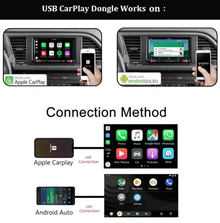 CarPlay & Android Auto Adapter – für alle Automarken geeignet