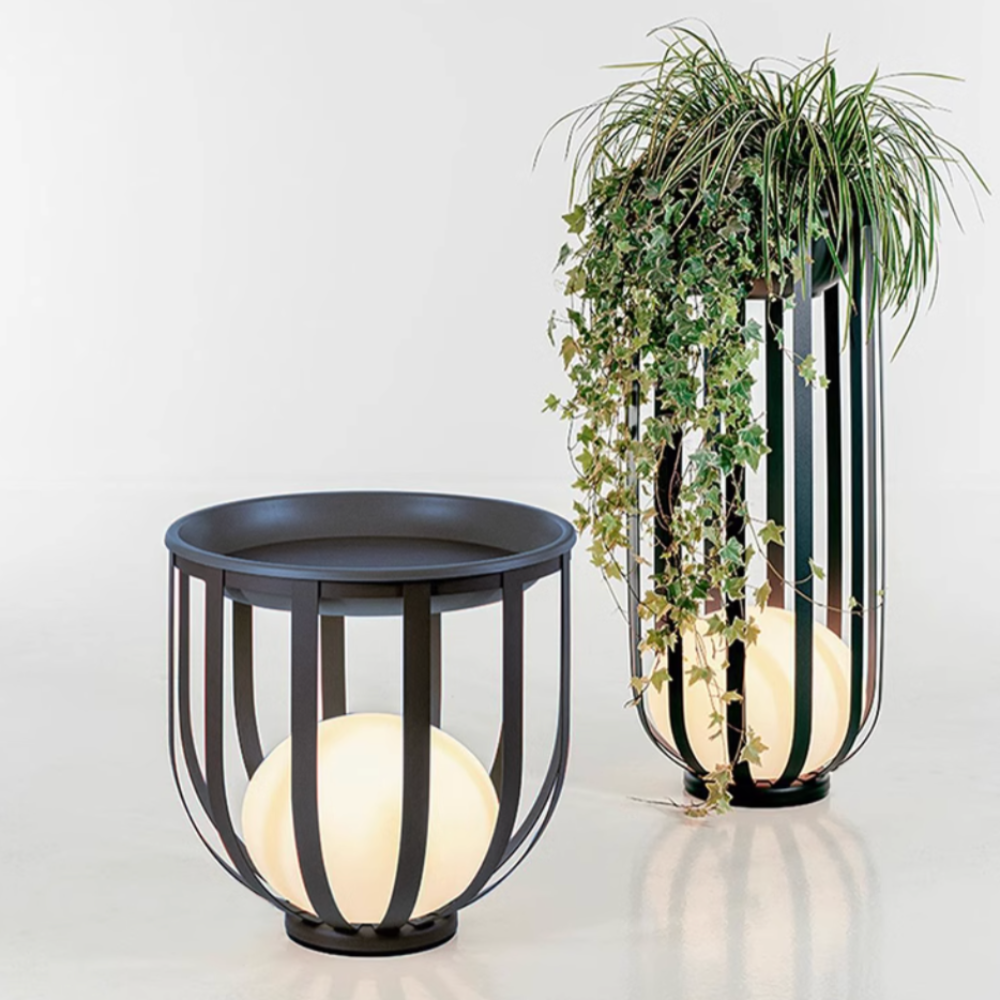 Solar tuinverlichting op een staak met bloemdesign voor paden en terrassen, 56 cm of 94 cm aluminium led-accentverlichting voor tuinlandschap, buitenloopbrug | Thomler