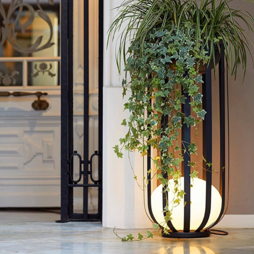 Solar tuinverlichting op een staak met bloemdesign voor paden en terrassen, 56 cm of 94 cm aluminium led-accentverlichting voor tuinlandschap, buitenloopbrug | Thomler