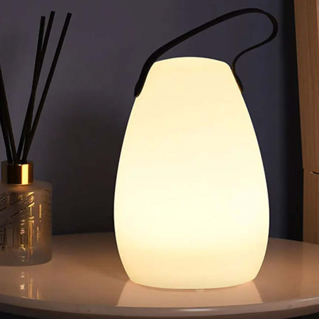 Rechargeable LED Mood Lamp 10 inch Cordless Waterproof 8-Color Remote-Controlled Accent Light for Deck Patio Poolside Backyard Entertaining | Thomler