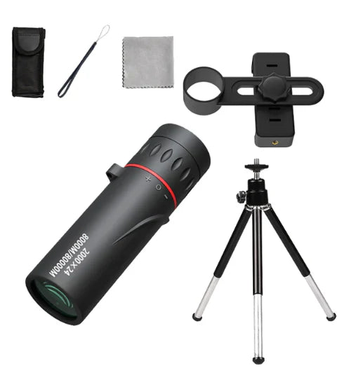 Compact Monocular Telescope with Manual Focus – Lightweight Optical Viewer for Wildlife Watching, Hiking & Travel – Waterproof Spotting Scop | Thomler
