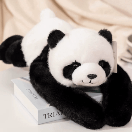 Pluche knuffelkussen met lange armen voor ontspanning en slaapondersteuning, 45 cm verzwaard knuffelkussen voor stressverlichting, dutjes, lezen en mij | Thomler