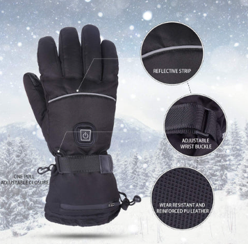 3 Paar beheizbare Handschuhe