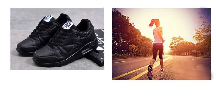 Women's Cushioned Athletic Sneakers – Lightweight Breathable Running Shoes with Air Sole & Anti-Slip Grip for Walking, Gym, Jogging