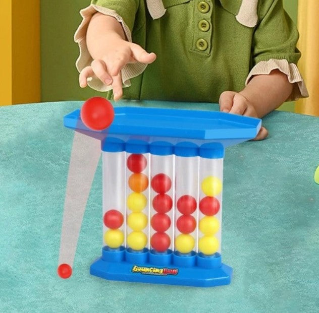 Desktop tafelspel voor kinderen en volwassenen - 4-op-een-rij strategische uitdaging met ballanceerder - Binnenshuis familie-activiteit voor 2 spelers | Thomler