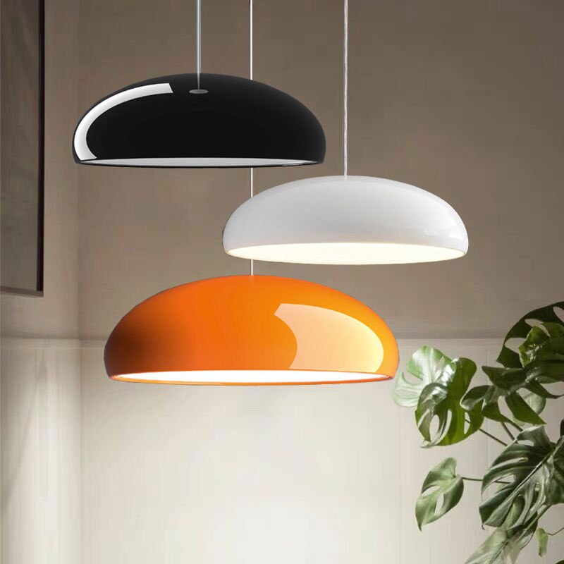 Adjustable Height Metal LED Ceiling Fixture for Dining Room & Kitchen Island | Modern Sculptural Overhead Lighting for Table & Counter | Ind | Thomler