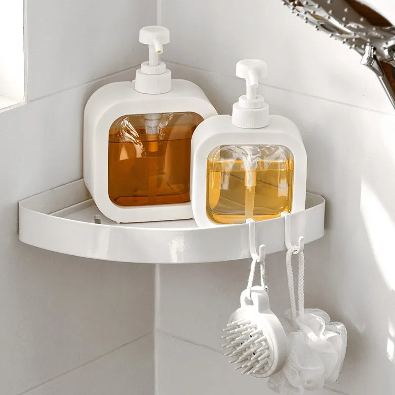 Countertop Liquid Soap Pump Dispenser with Press Mechanism for Bathroom Vanity, Kitchen Sink & Shower | Modern Minimalist Scandinavian Desig | Thomler