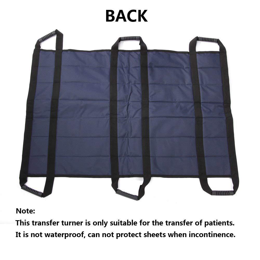 Gepolsterd mobiliteitshulpmiddel voor herpositionering in bed & ondersteuning voor mantelzorgers met veilige handgrepen | Transferhulp voor senioren voor beweging in bed | Thomler