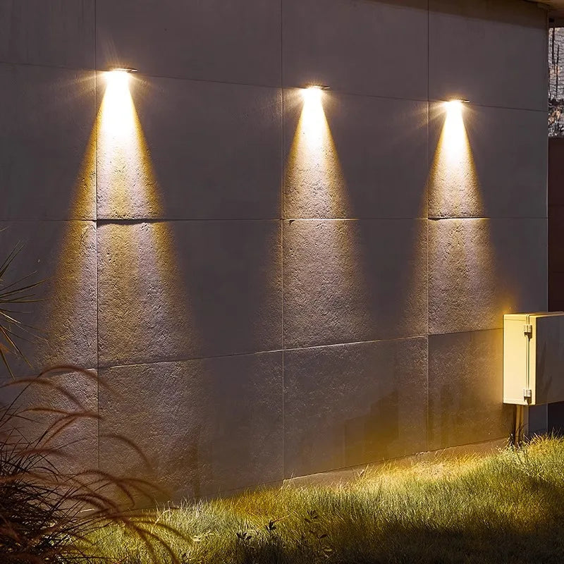 Outdoor Garden Pathway Lights Solar Powered 2-Pack with Dusk-to-Dawn Sensor Waterproof IP44 Dimmable LED Landscape Accent Lighting for Patio | Thomler
