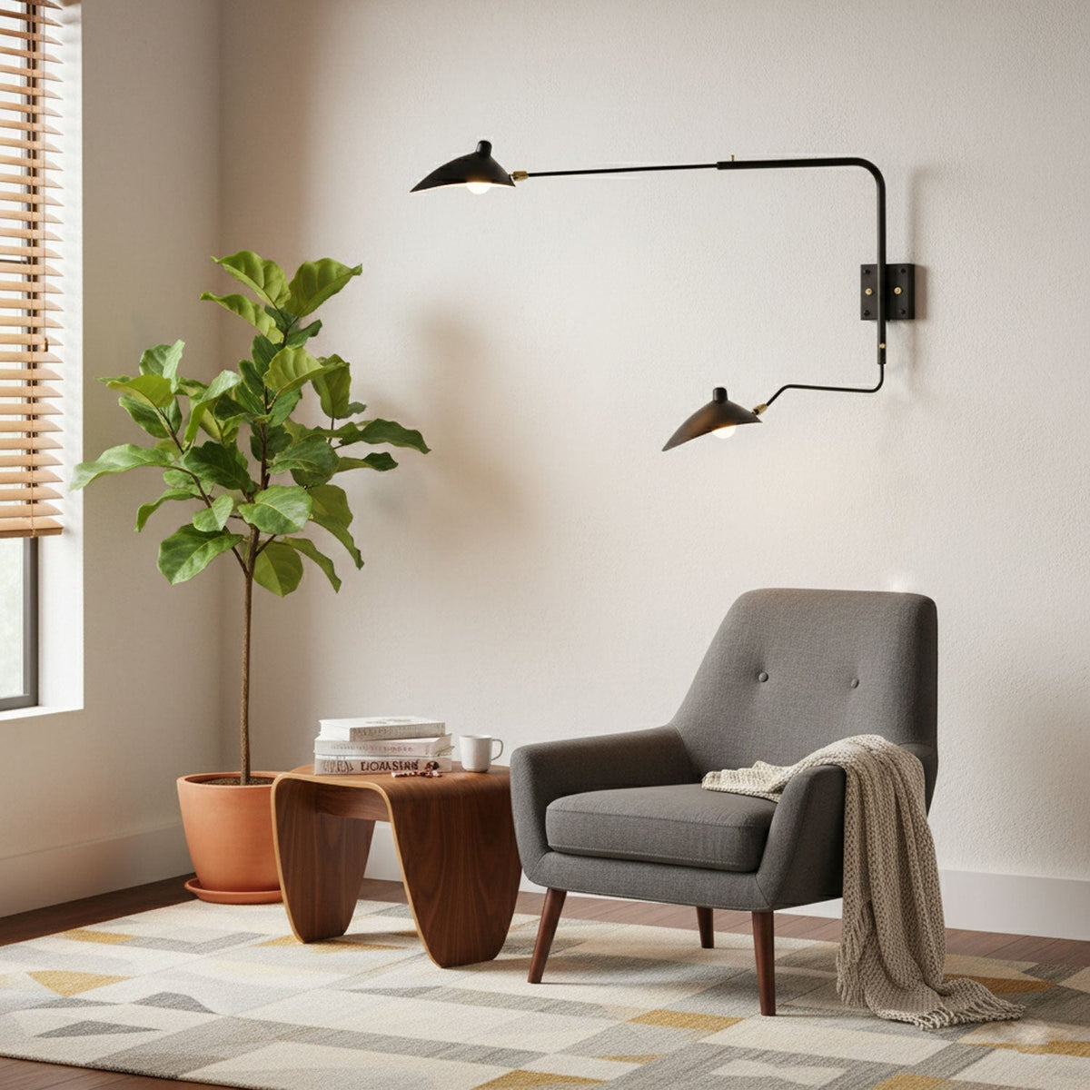 Verstelbare wandlamp met uitschuifbare arm 119-140 cm aluminium led-armatuur voor slaapkamer leeshoek woonkamer hal accentverlichting