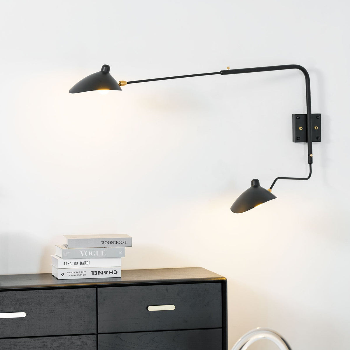 Verstelbare wandlamp met uitschuifbare arm 119-140 cm aluminium led-armatuur voor slaapkamer leeshoek woonkamer hal accentverlichting