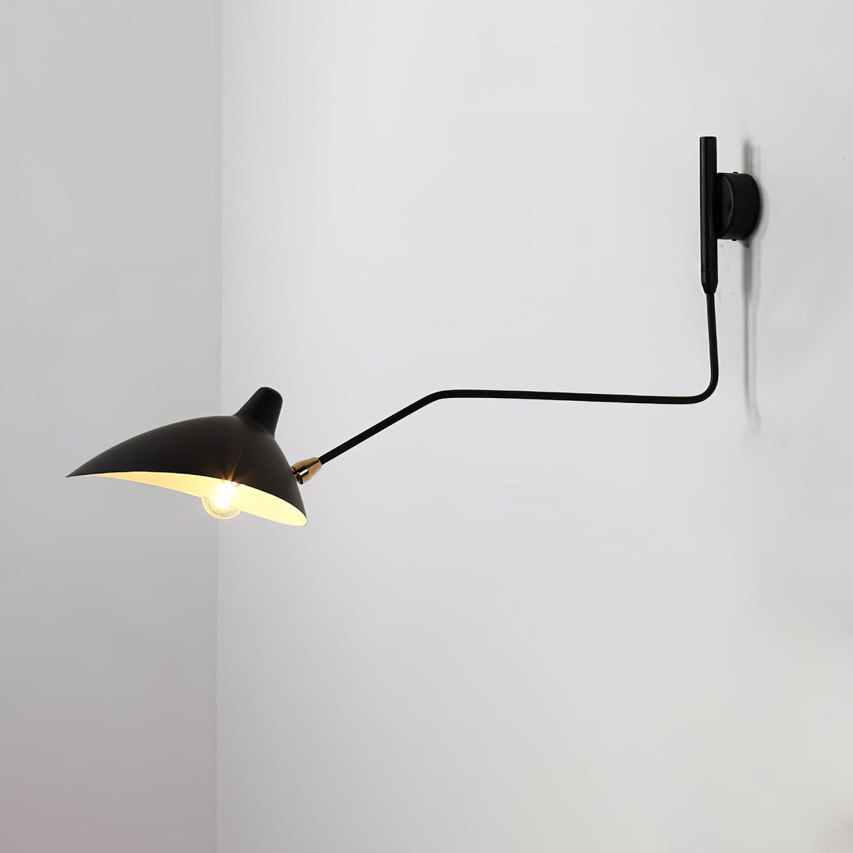 Verstelbare wandlamp met uitschuifbare arm 119-140 cm aluminium led-armatuur voor slaapkamer leeshoek woonkamer hal accentverlichting