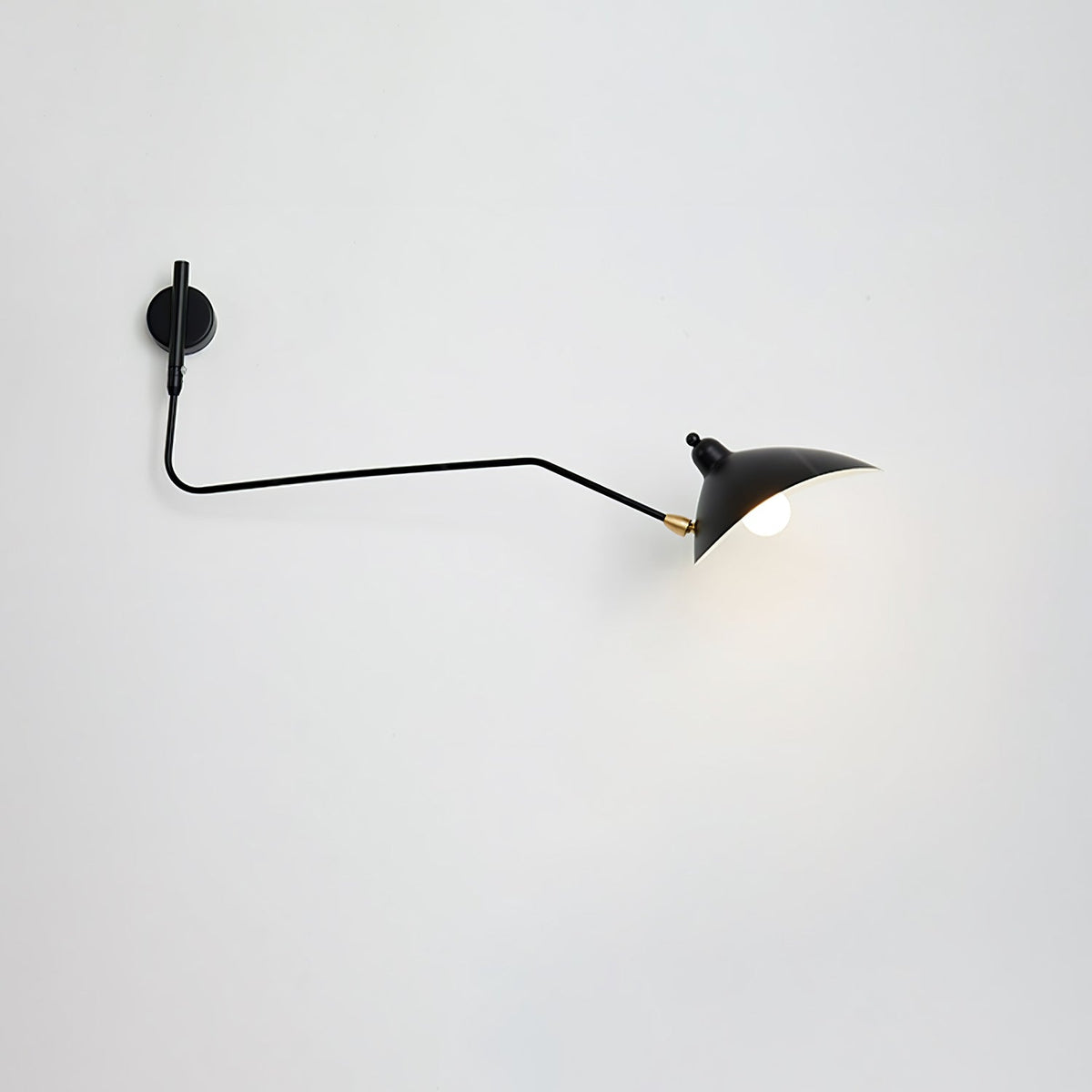 Verstelbare wandlamp met uitschuifbare arm 119-140 cm aluminium led-armatuur voor slaapkamer leeshoek woonkamer hal accentverlichting