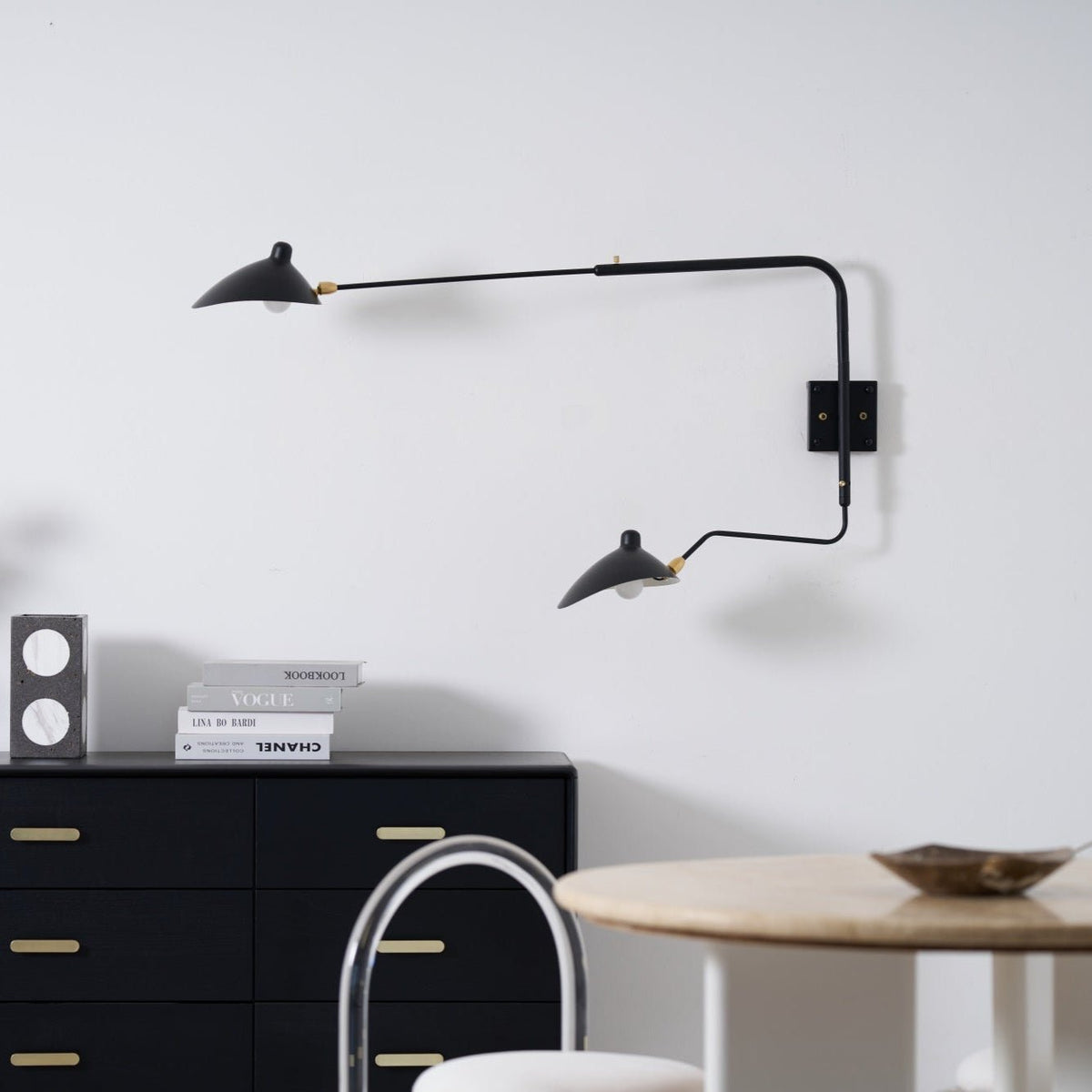 Verstelbare wandlamp met uitschuifbare arm 119-140 cm aluminium led-armatuur voor slaapkamer leeshoek woonkamer hal accentverlichting