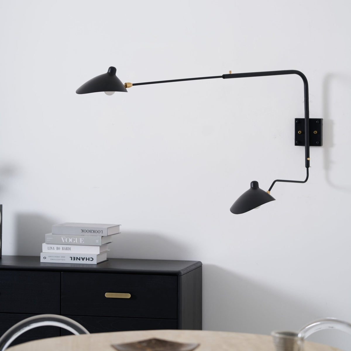 Verstelbare wandlamp met uitschuifbare arm 119-140 cm aluminium led-armatuur voor slaapkamer leeshoek woonkamer hal accentverlichting