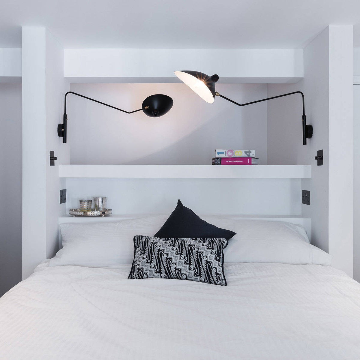 Verstelbare wandlamp met uitschuifbare arm 119-140 cm aluminium led-armatuur voor slaapkamer leeshoek woonkamer hal accentverlichting