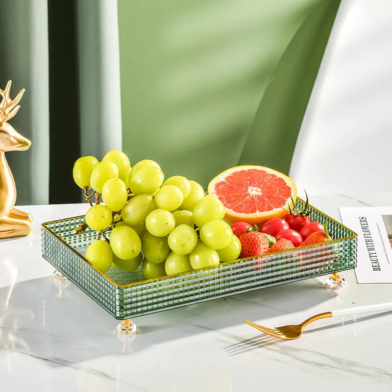 Rotating Serving Tray with Compartments for Appetizers Candy Nuts Dry Fruit Entertaining Parties Hosting Guests Kitchen Organization Table C | Thomler