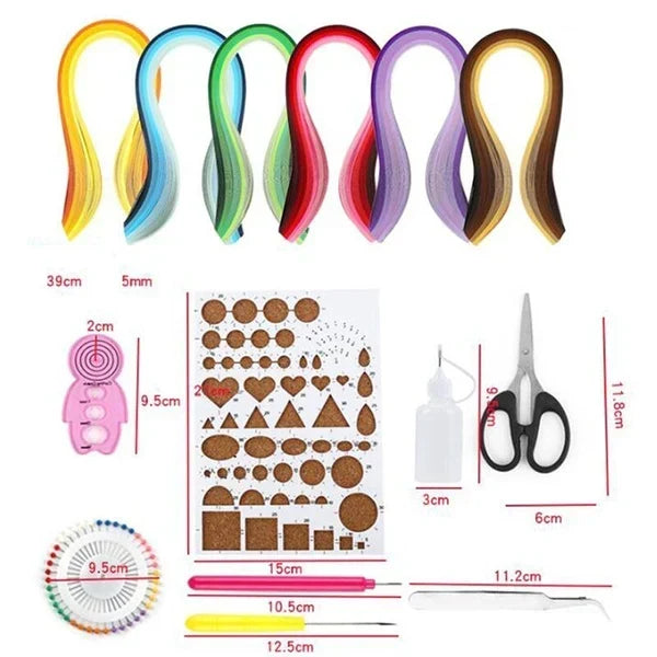 DIY-Vorlage für Papier-Quilling