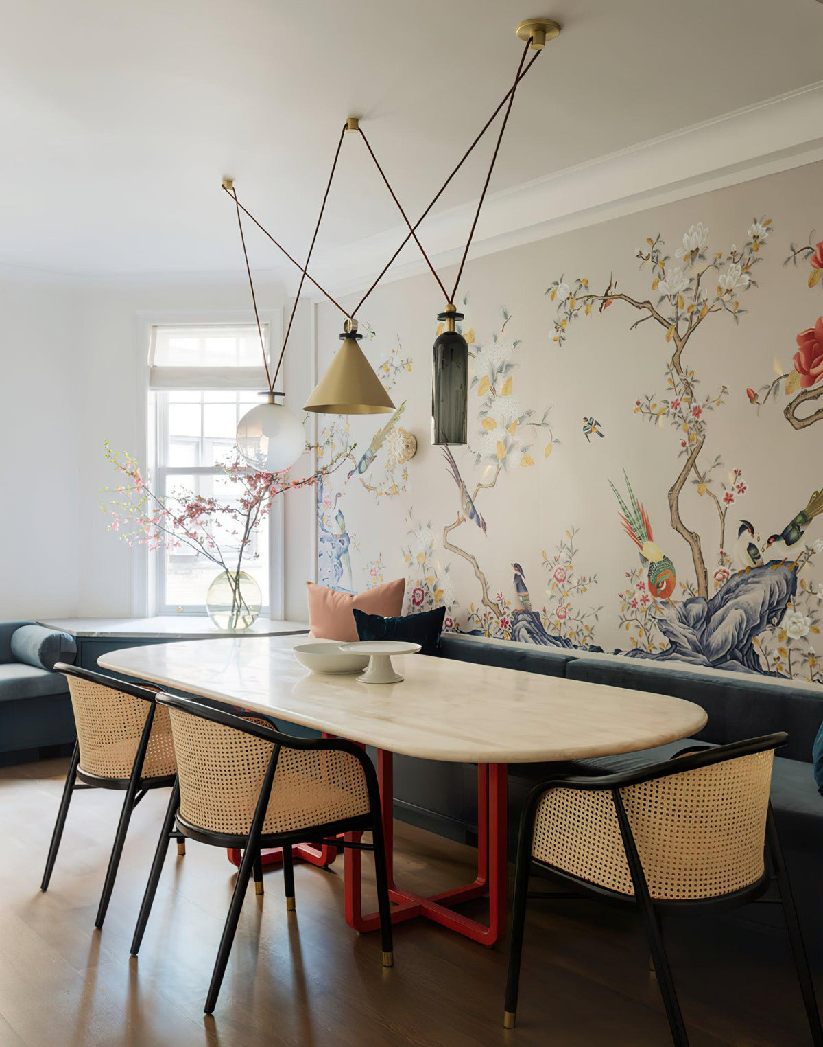 Lámpara de techo escultural modular con secciones ajustables y opciones de acabado personalizadas para comedor, cocina y sala de estar | Thomler