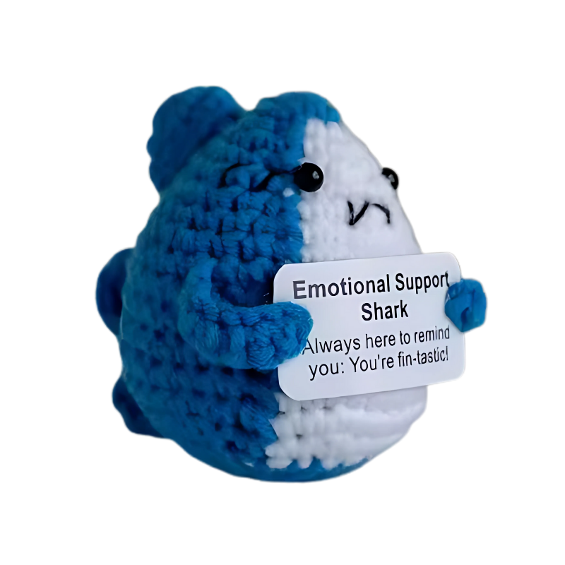 Handmade Mini Plush Companion – Soft Cotton Yarn Toy for Desk, Shelf & Pocket – Stress Relief Cuddle Buddy – Kids & Adults – Cute Animal