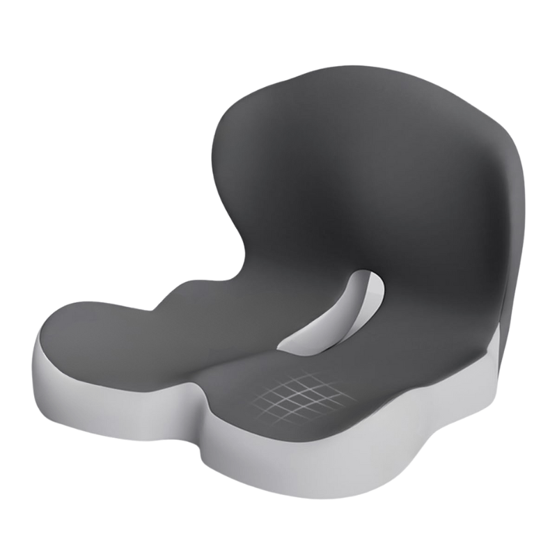Cojín para asiento | Cojín ergonómico de espuma viscoelástica | Alivio de presión y antideslizante | ErgoComfort