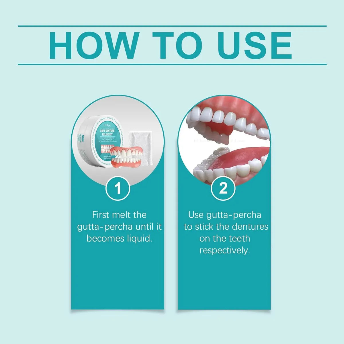 Juego de carillas dentales cosméticas temporales con silicona de ajuste flexible para un uso diario seguro